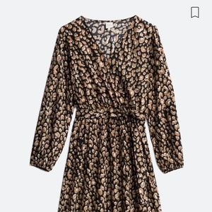 Lilith Faux-wrap Dress